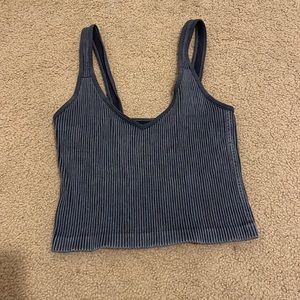 Bella Seamless ribbed cropped tank